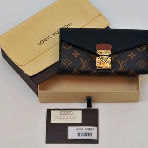 LOUIS VUITTON MONOGRAM PORTEFEUILLE PALLAS M58415 LADIES WALLET NWT